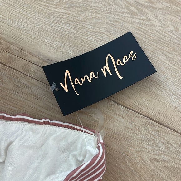 NWT Nanamacs Striped Pink Strapless Bodycon Mini Dress - Picture 4 of 7